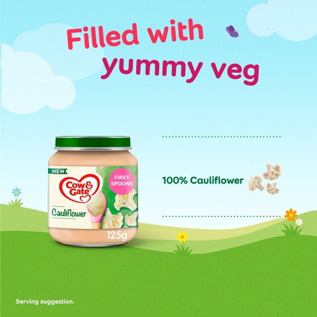 Cow & Gate Cauliflower Baby Food Snack Jar 4+ Months thumbnail 5