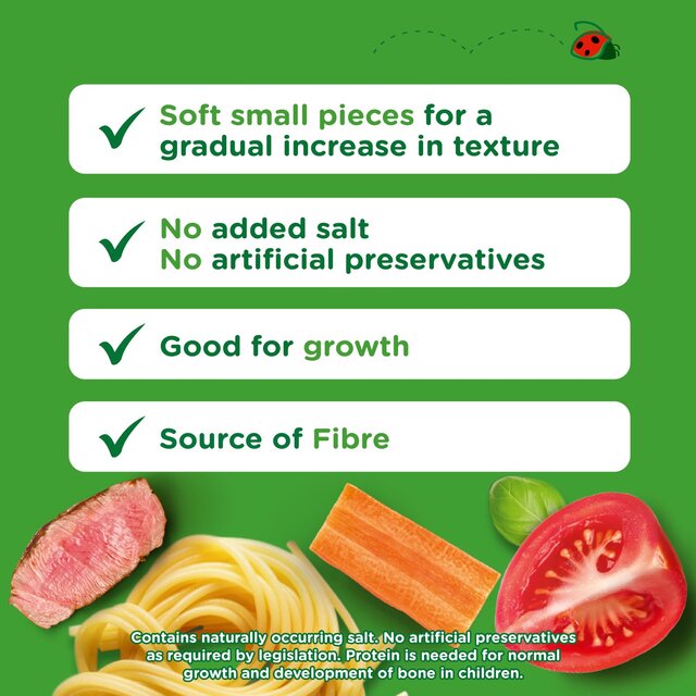 Cow & Gate Spaghetti Bolognese Baby Food Meal Jar 8+ Months thumbnail 2