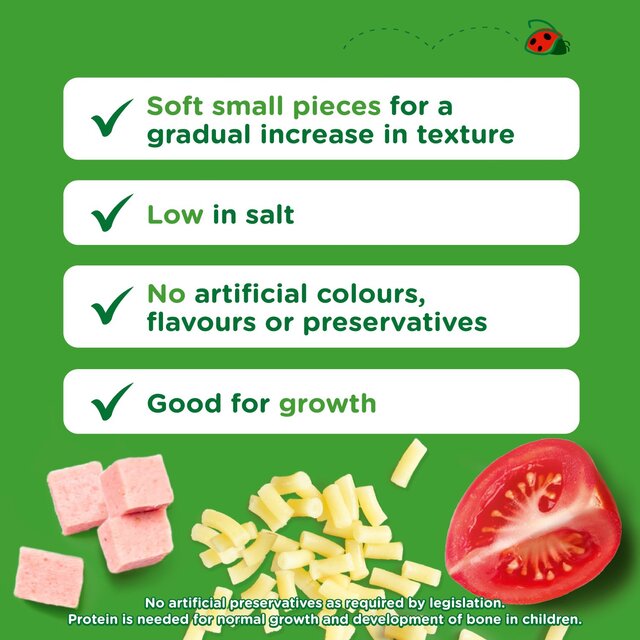 Cow & Gate Tomato Ham & Pasta Baby Food Meal Jar 8+ Months thumbnail 2