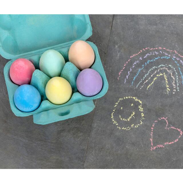 Rex London - Six Coloured Chalk Eggs thumbnail 4