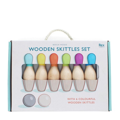 Rex London - Wooden Skittles Set