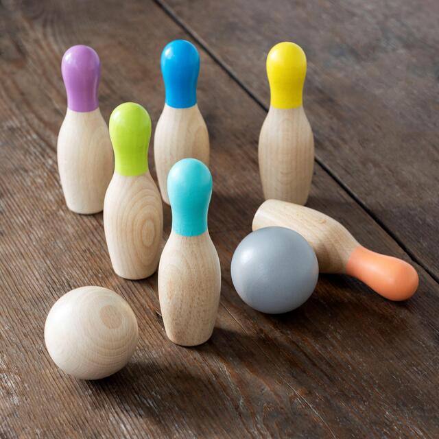 Rex London - Wooden Skittles Set thumbnail 4