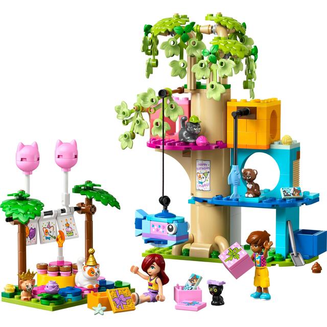 LEGO Friends Cat Birthday Party & Tree House 42666 6+ thumbnail 3