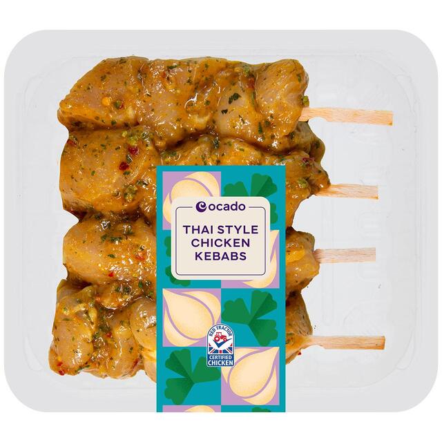 Ocado Thai Style Chicken Breast Kebab