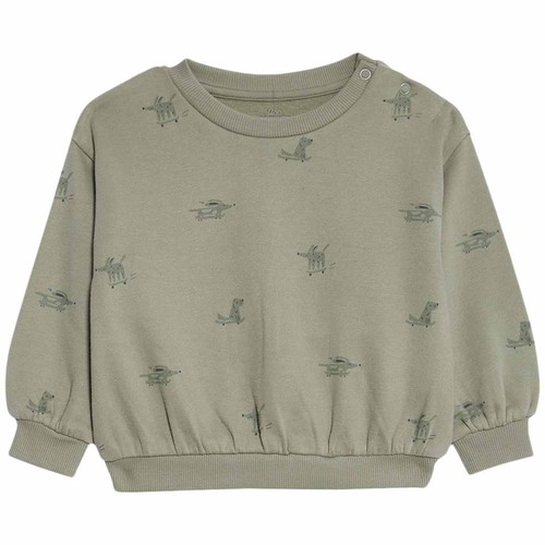 M&S Khaki Leggings Outfit, 0-3 Months, Khaki thumbnail 5