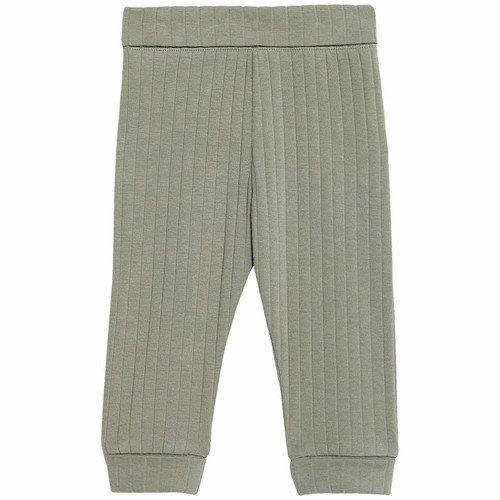 M&S Khaki Leggings Outfit, 6-9 Months, Khaki thumbnail 6