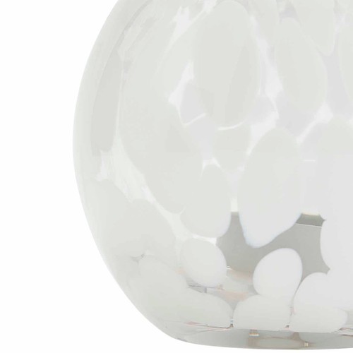 M&S Confetti Glass Tealight Holder, One Size, White thumbnail 2
