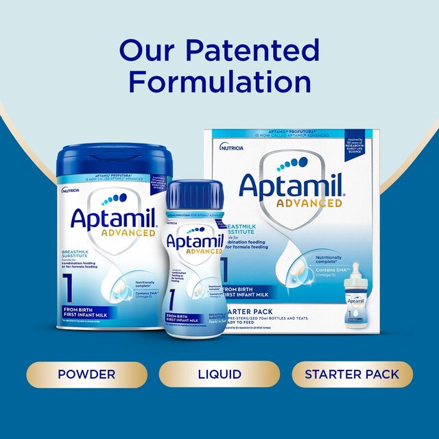 Aptamil Advanced First Infant Baby Milk Formula Liquid from Birth thumbnail 5