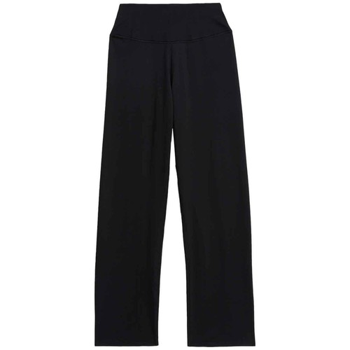 M&S Womens Goodmove Go Balance Straight Leg Yoga Joggers, size 14, Black