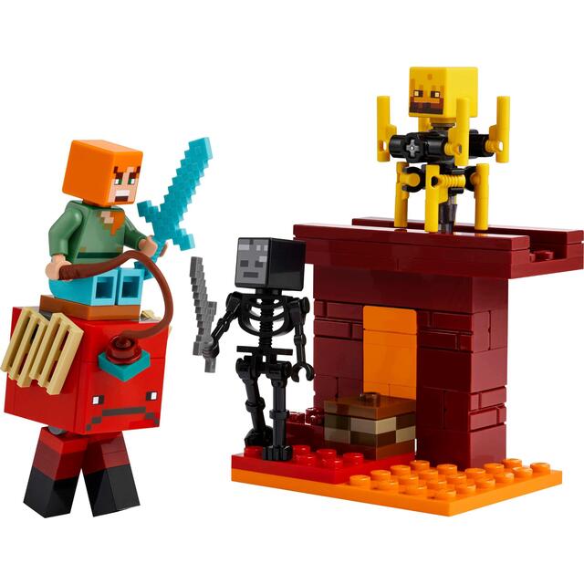 LEGO Minecraft The Nether Lava Battle 21266 6+ thumbnail 2
