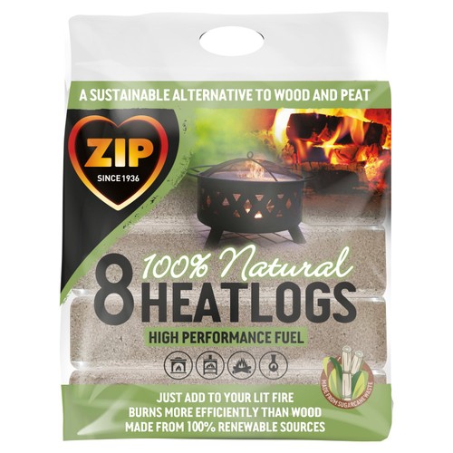 Zip 100% Natural Heatlog