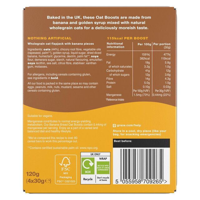 Graze Banana Bread Snack Bars thumbnail 2