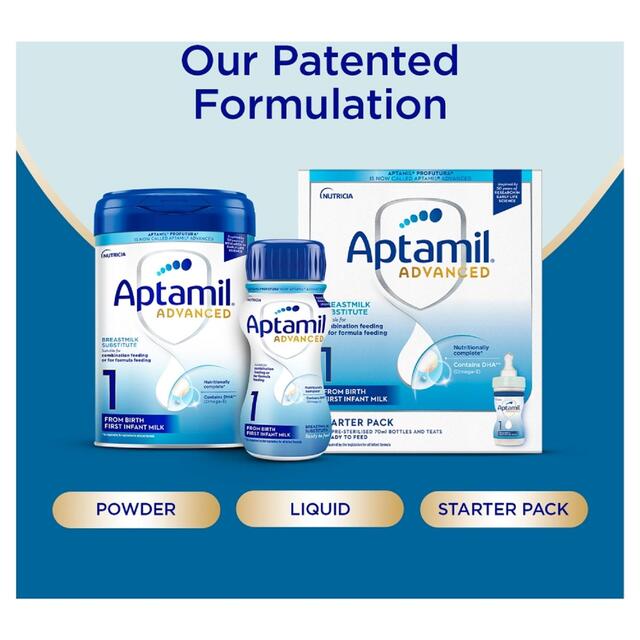 Aptamil Advanced 1 First Infant Baby Milk Formula Liquid from Birth thumbnail 4