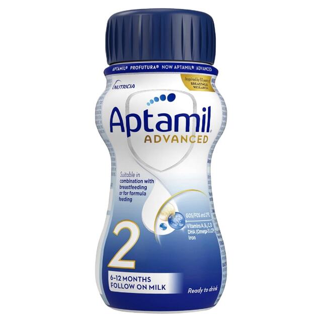 Aptamil Advanced 2 Follow On Formula Baby Milk Liquid 6-12 Months thumbnail 2