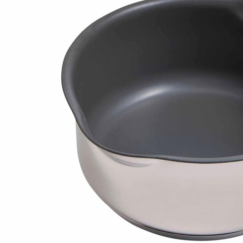 M&S 4 Pack Stainless Steel Pan Set, One Size, Silver thumbnail 3