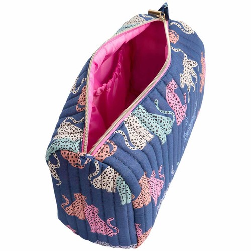 M&S Womens Large Quilted Wash Bag, One Size, Multi thumbnail 2