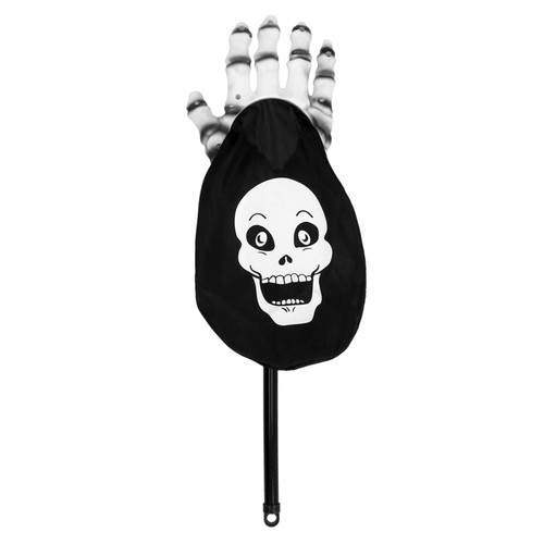 Skull Trick Or Treat Halloween Bag On A Stick