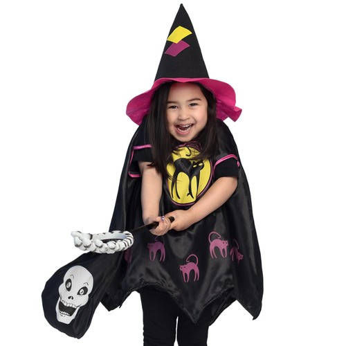 Skull Trick Or Treat Halloween Bag On A Stick thumbnail 2
