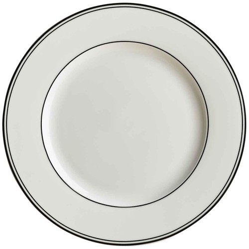 M&S Maxim Rim Dinner Plate, Black Mix