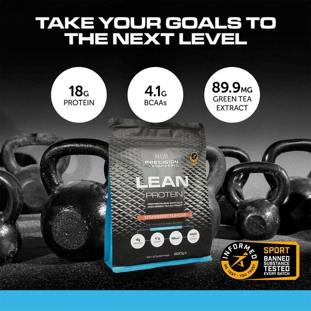 H&B Precision Engineered Lean Protein Powder Strawberry thumbnail 2