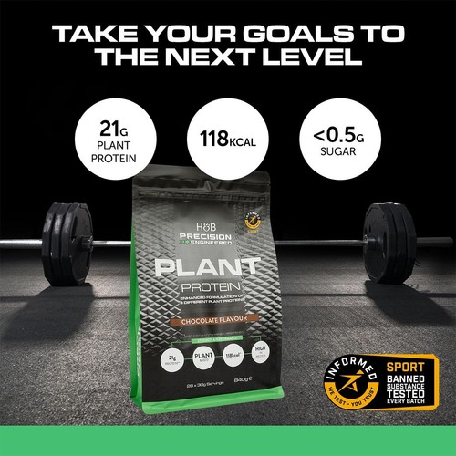 H&B Precision Engineered Plant Protein Powder Chocolate thumbnail 2