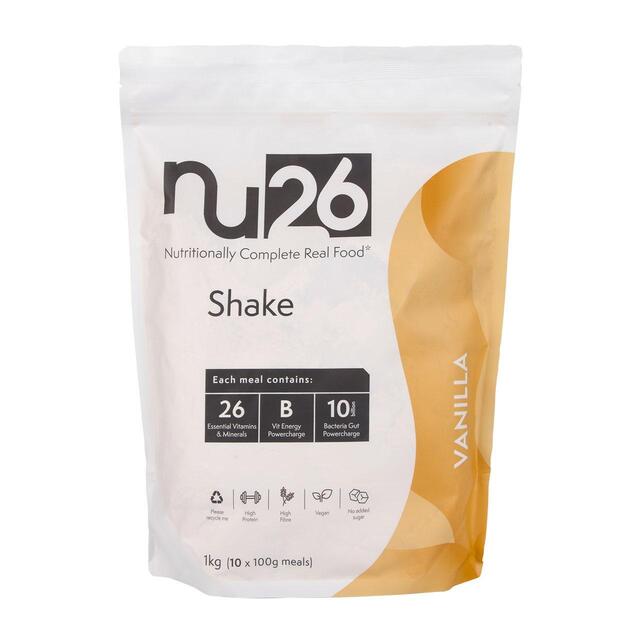 NU26 Nutritionally Complete Real Food Vanilla Shake