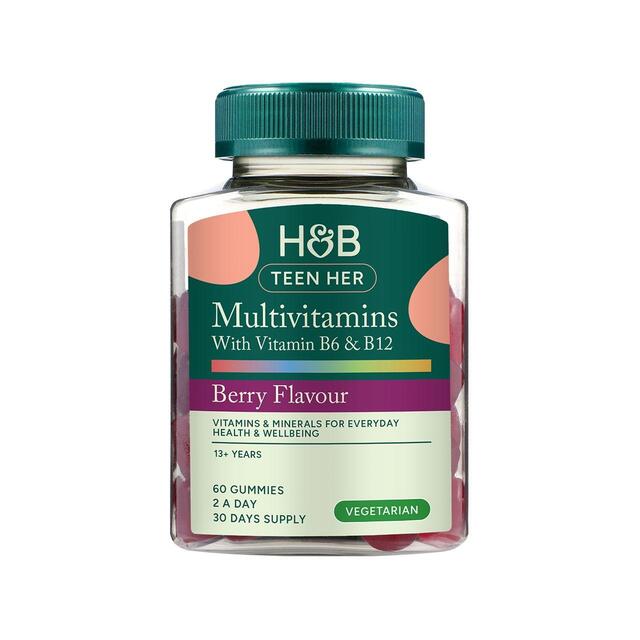 Holland & Barrett Teen Her Multivitamin with B6 & B12 Gummies Berry