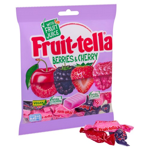 Fruittella Berry & Cherry Chews Sweets Sharing Bag thumbnail 2