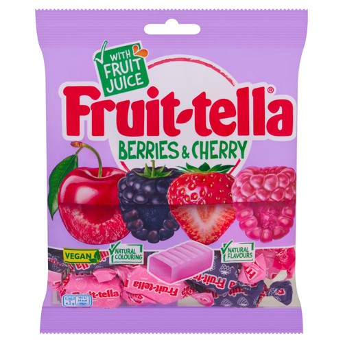 Fruittella Berry & Cherry Chews Sweets Sharing Bag thumbnail 3