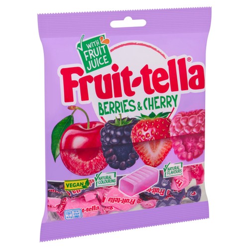Fruittella Berry & Cherry Chews Sweets Sharing Bag thumbnail 4
