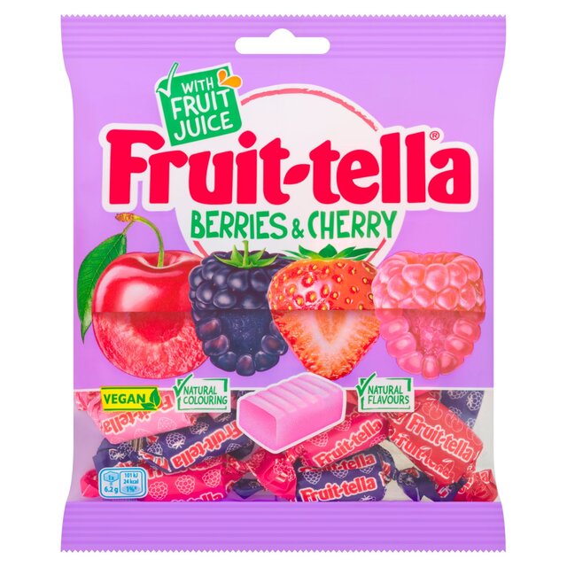 Fruittella Berry & Cherry Chews Sweets Sharing Bag thumbnail 3