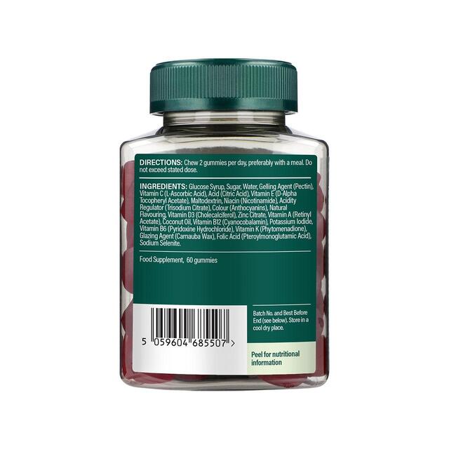 Holland & Barrett Teen Him Multivitamin with B12 & Zinc Gummies Berry thumbnail 2