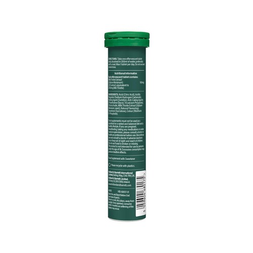 Holland & Barrett Effervescent Milk Thistle Extract 100mg Tablets Tropical thumbnail 2