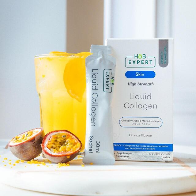 Holland & Barrett Expert Marine Collagen Liquid Sachets Orange