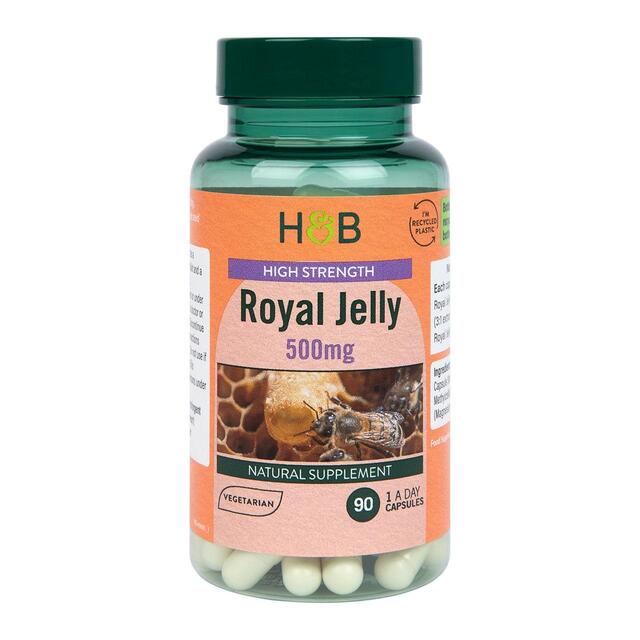 Holland & Barrett High Strength Royal Jelly 500mg Capsules