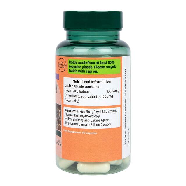 Holland & Barrett High Strength Royal Jelly 500mg Capsules thumbnail 3