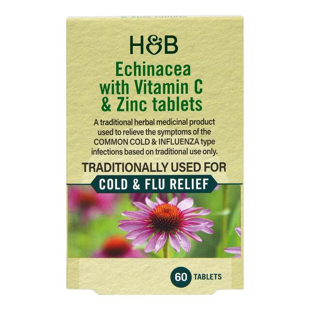 Holland & Barrett Echinacea with Vitamin C & Zinc Tablets