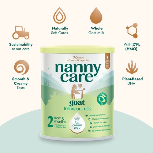 Nannycare Goat Stage 2 Follow On Milk Formula thumbnail 3