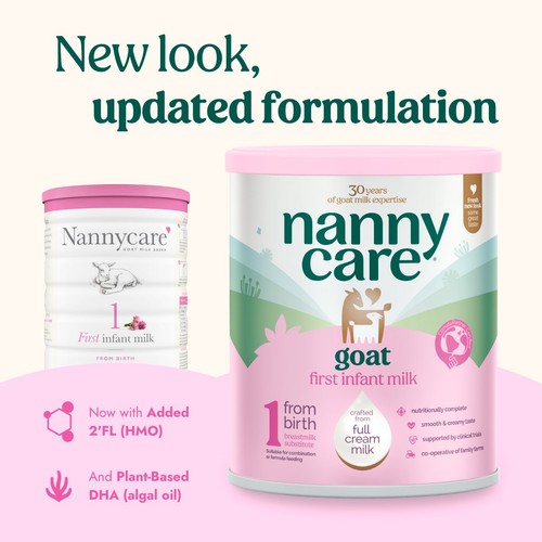 Nannycare Goat Stage 1 First Infant Milk Formula thumbnail 2
