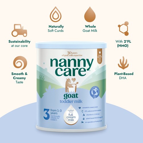 Nannycare Goat Stage 3 Toddler Milk Formula thumbnail 5