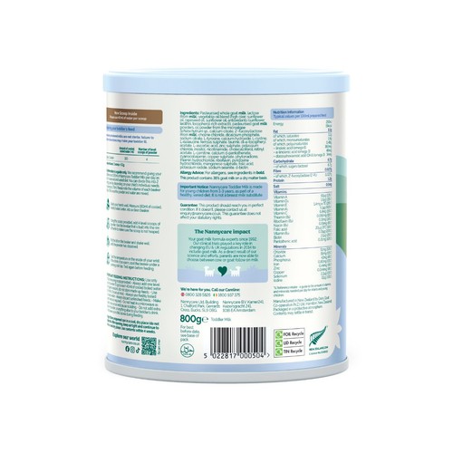 Nannycare Goat Stage 3 Toddler Milk Formula thumbnail 7