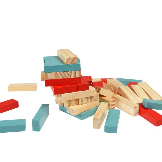 Rex London Mini Wooden Topple Tower - Wild Bear thumbnail 3