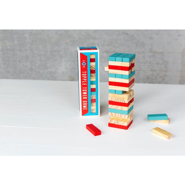 Rex London Mini Wooden Topple Tower - Wild Bear thumbnail 4