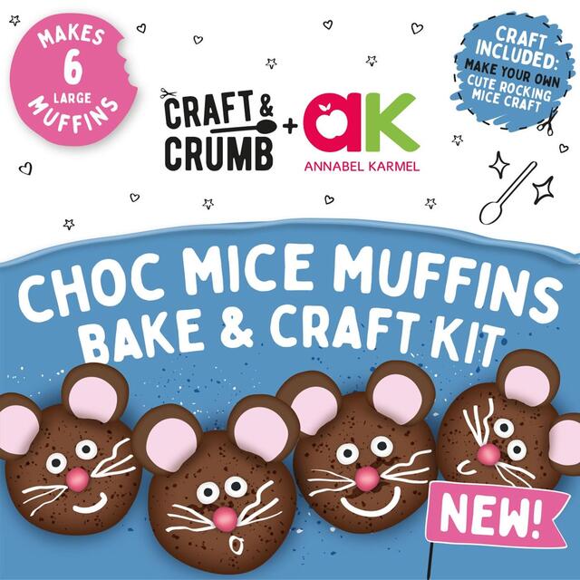 Craft & Crumb Choc Mice Muffins Bake & Craft Kit