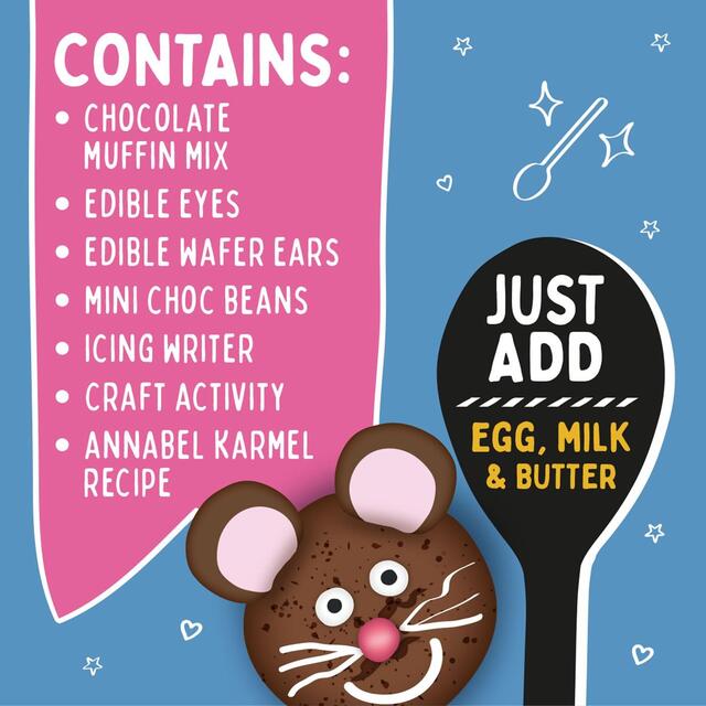 Craft & Crumb Choc Mice Muffins Bake & Craft Kit thumbnail 2