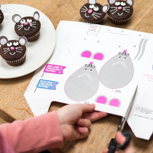 Craft & Crumb Choc Mice Muffins Bake & Craft Kit thumbnail 4