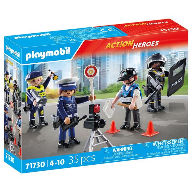 Playmobil 71730 Action Heroes Police Figure Set