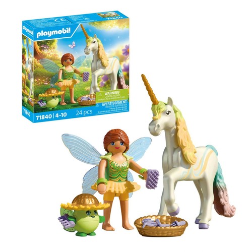 Playmobil 71840 Magical Unicorns Rainbow Flower With Collectible Unicorn thumbnail 2