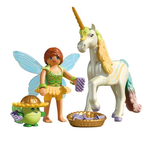 Playmobil 71840 Magical Unicorns Rainbow Flower With Collectible Unicorn thumbnail 5