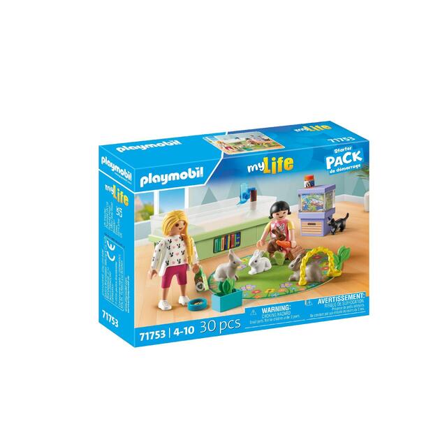 Playmobil 71753 My Life Family with Rabbits Starter Pack